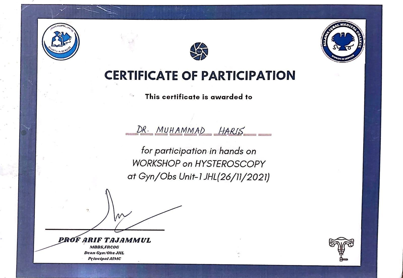 Hysteroscopy Workshop